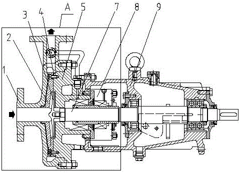 Small-flow high-lift centrifugal pump