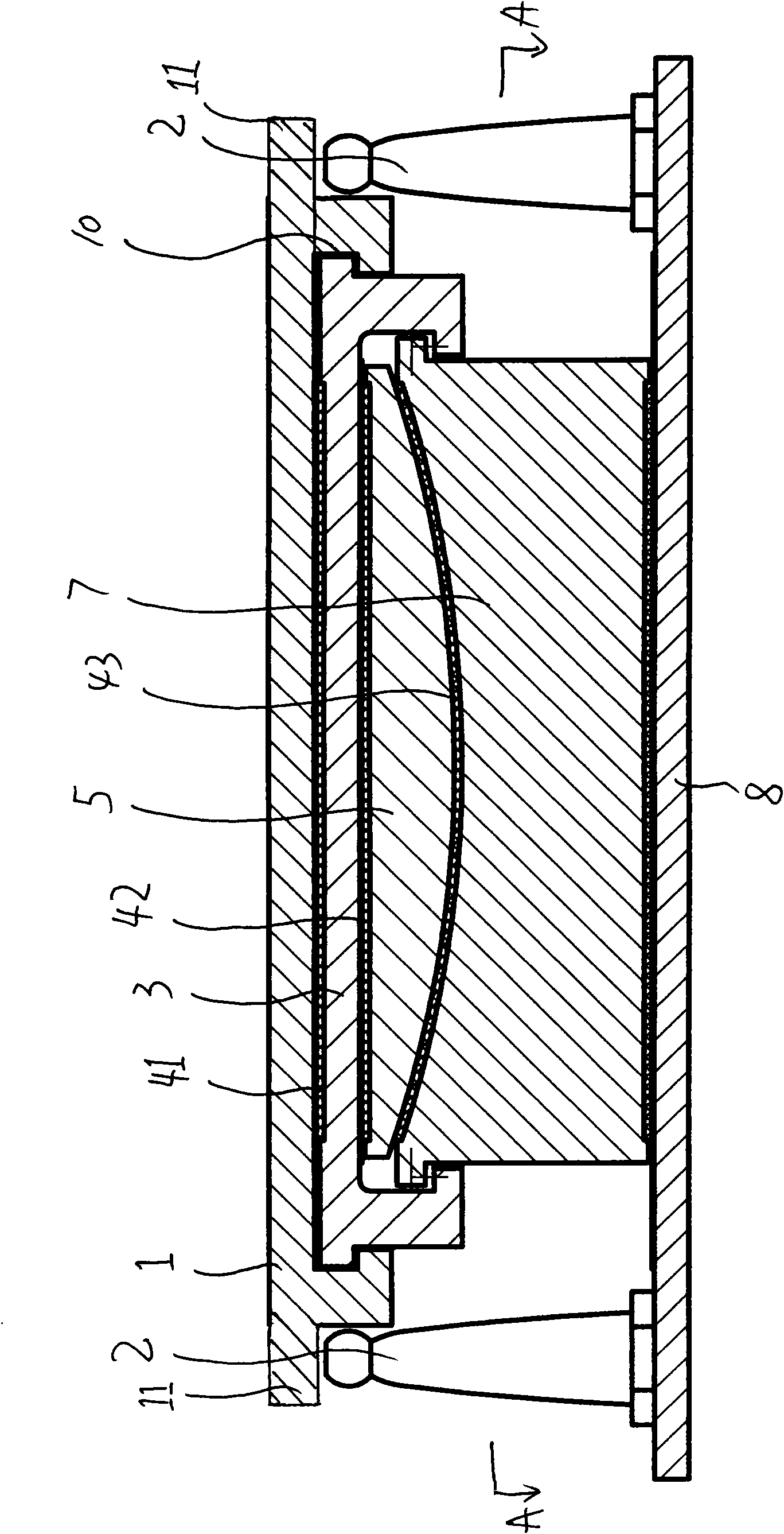 Elastic-plastic beam dropping prevention spherical steel support seat