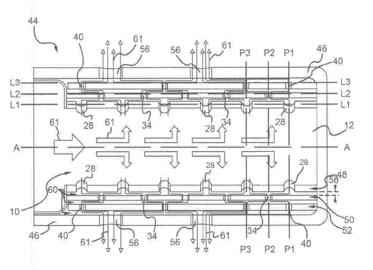 Tortuous path filter for airbag inflator