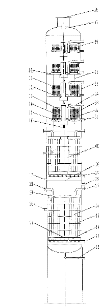 Powerless low-temperature isobaric ammonia recovering method and isobaric ammonia recovering device