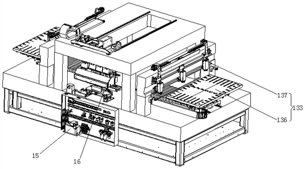 Circuit board double-sided jet printing all-in-one machine and method