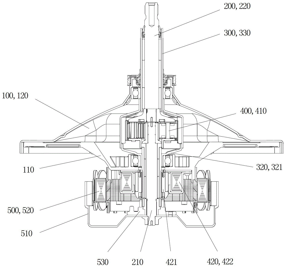 Drive assembly of pulsator washing machine