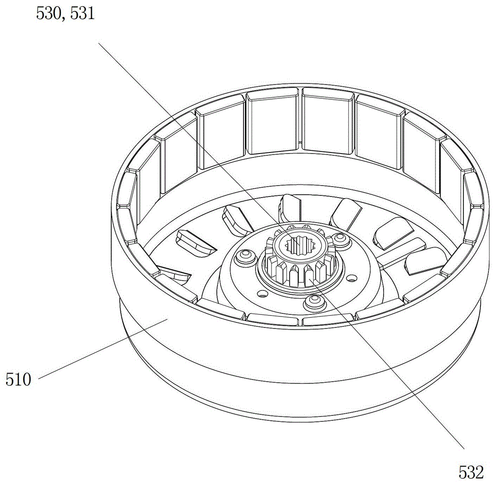 Drive assembly of pulsator washing machine