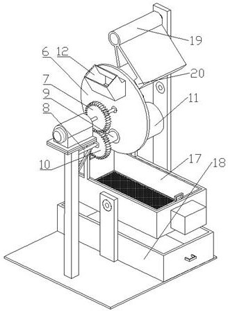 Wheat flour milling device for food processing