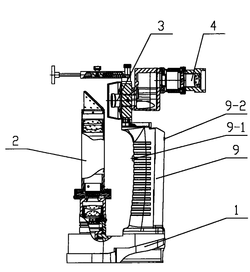 Multiple facula slit lamp microscope