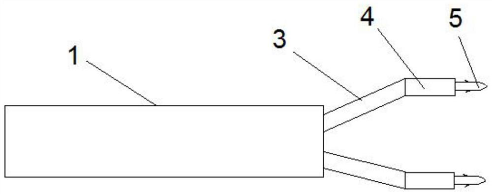 Connecting line processing method and connecting line