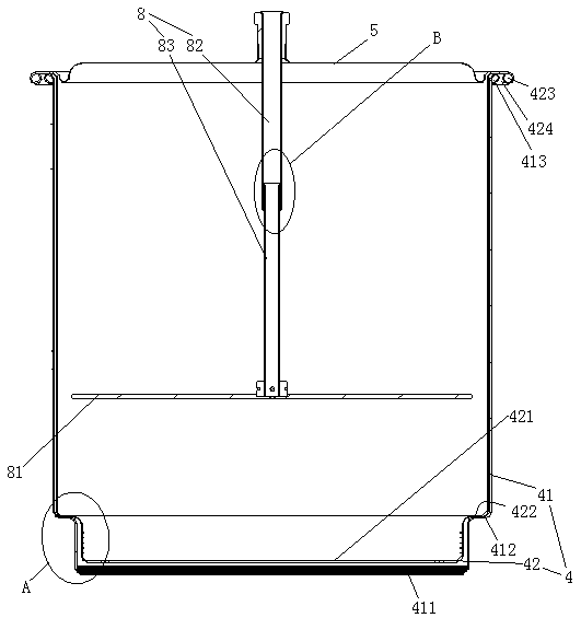 Decoction barrel with floating stop plate and decoction method of traditional Chinese medicine