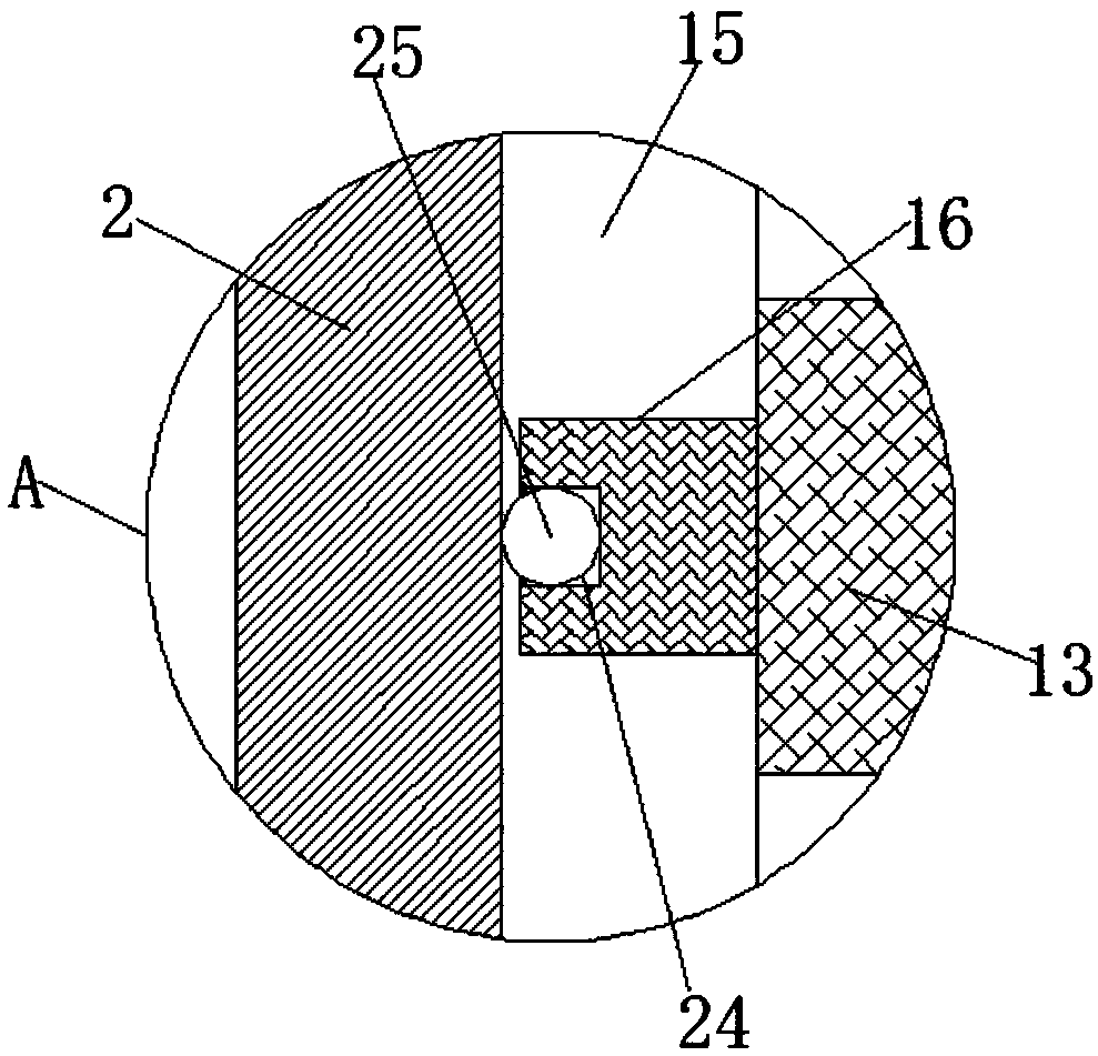 Special waste liquid collecting device for laboratory precise instrument