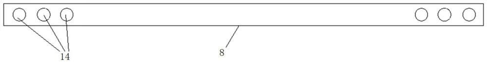 One-time pouring system for U-shaped bottom plate of cable trench and construction method of one-time pouring system