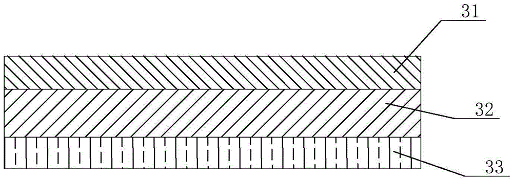 Composite salad sauce packaging membrane and preparation method thereof