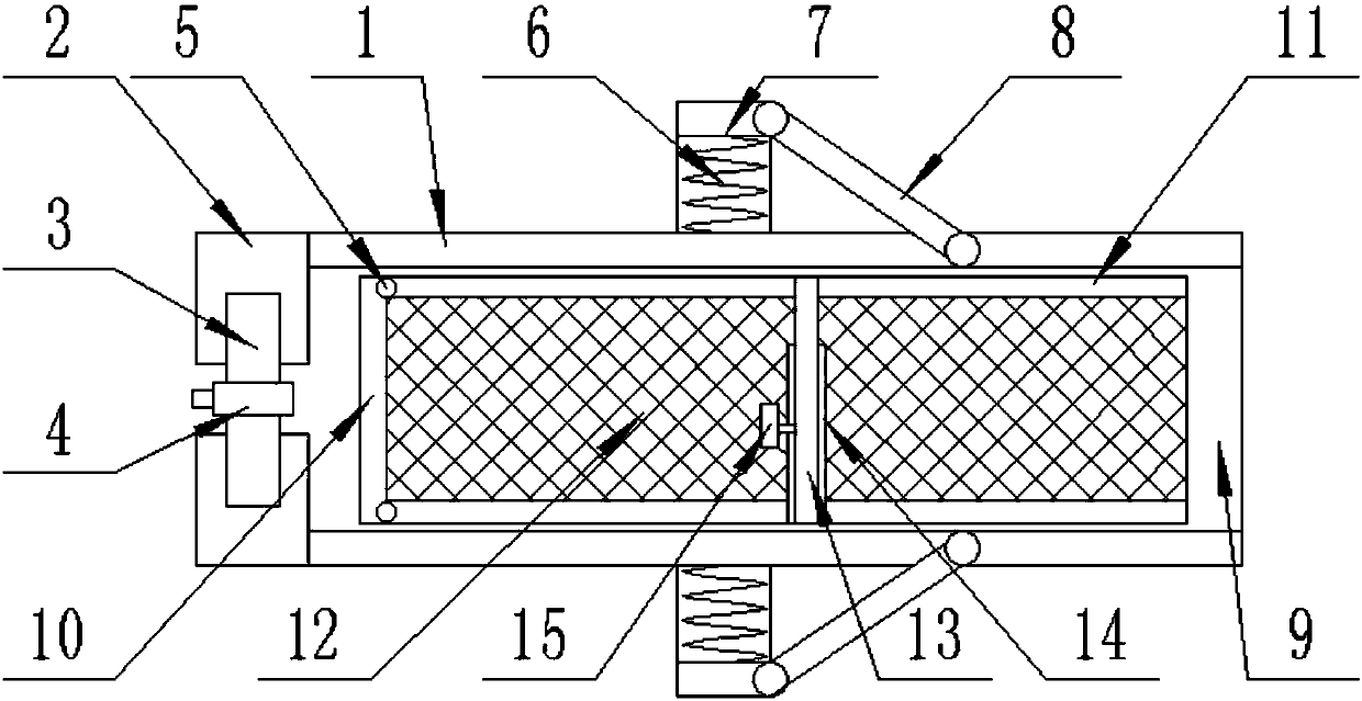 Sewer filtering device for building construction