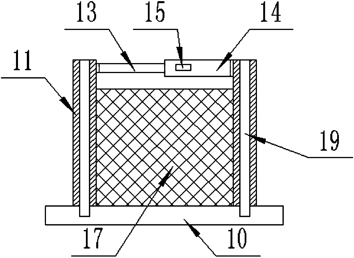 Sewer filtering device for building construction