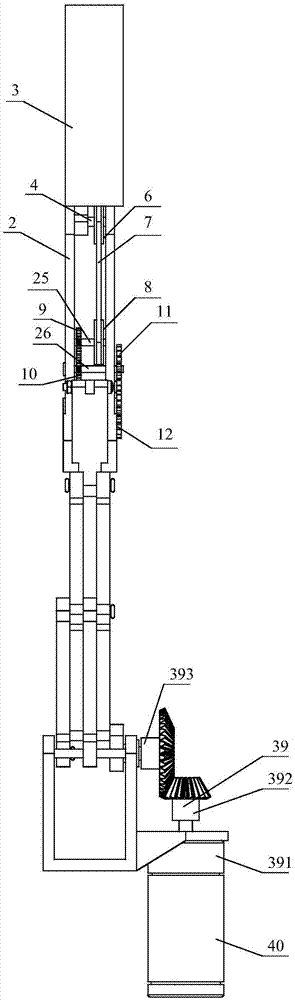 Connecting-rod gear-rack linear parallel clamping indirect self-adaptive robot finger device