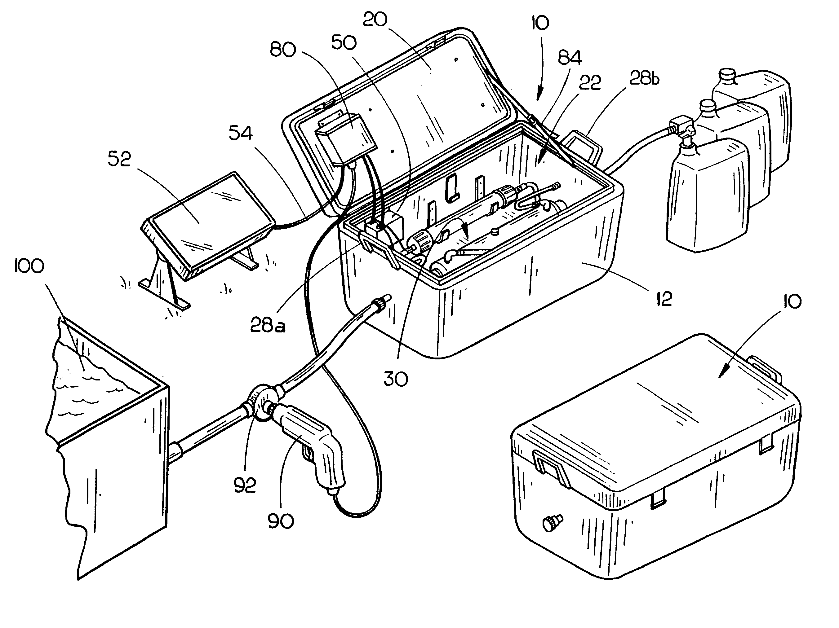 Portable water filtration device