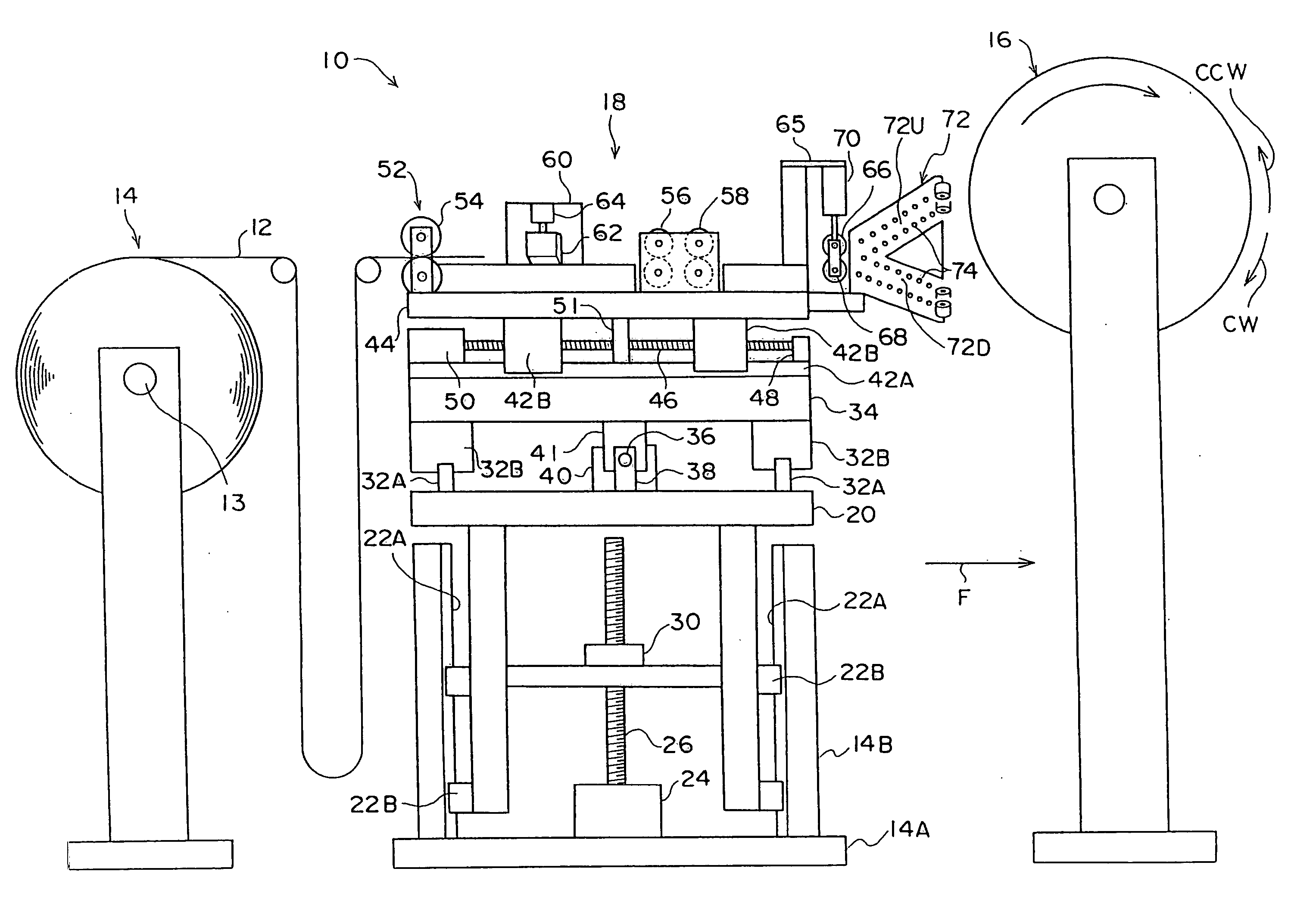 Device of forming tire reinforcing layer