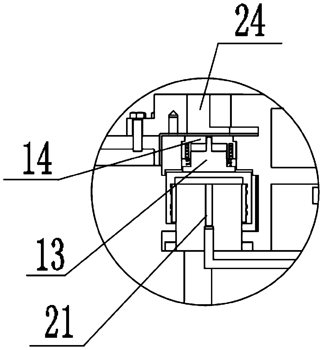 Disc single-shot detonator explosive pressing device and using method thereof