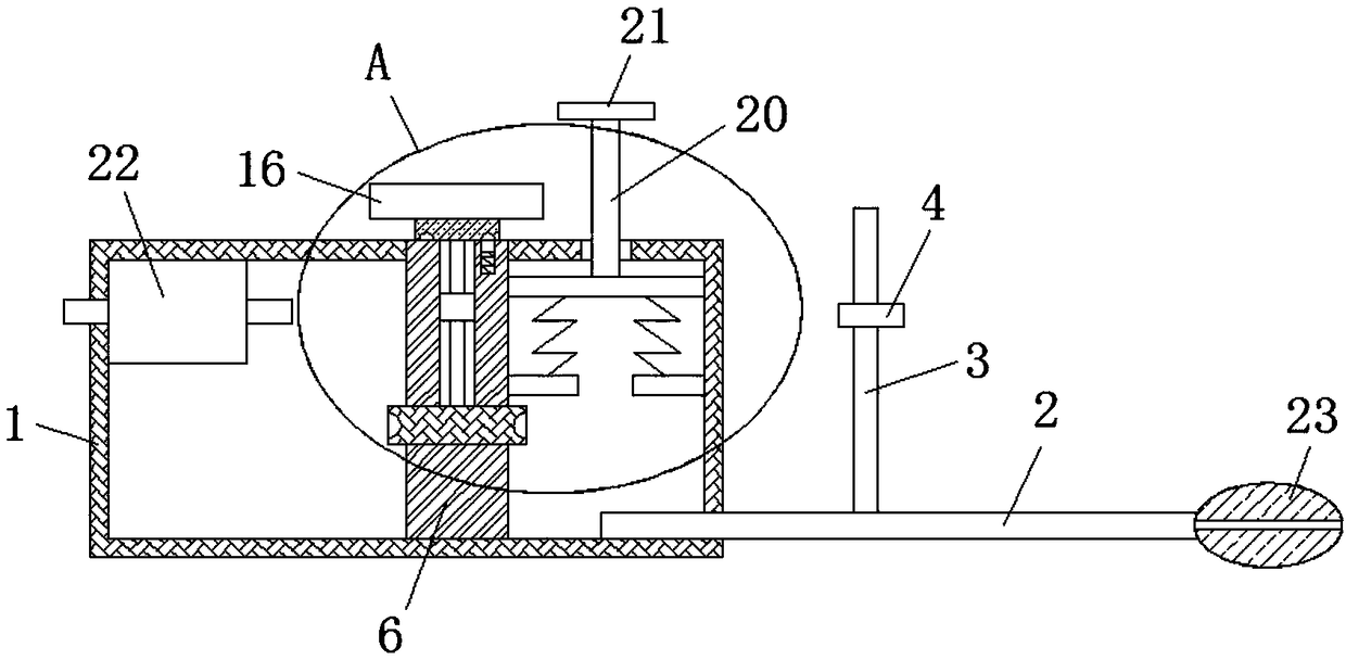 Special miniature negative-pressure adjustable drainage device for hand and foot microsurgery