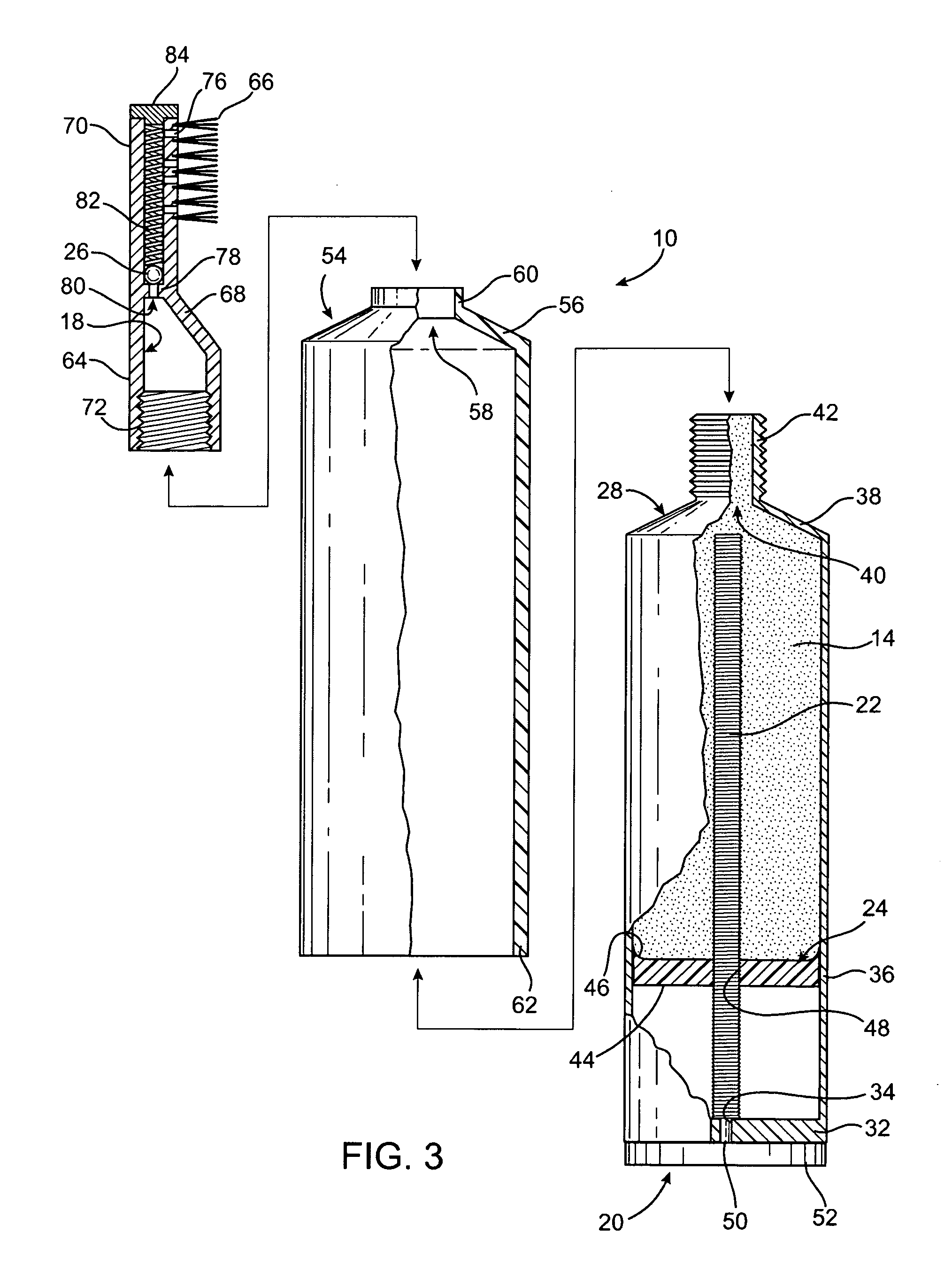 Dispensing toothbrush