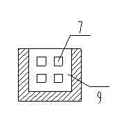 Method for processing agricultural running water pollution by utilizing bank and compound system for processing running water pollution