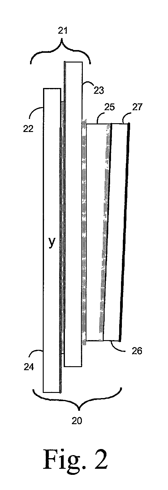 Liquid crystal cell for use in coherent beams