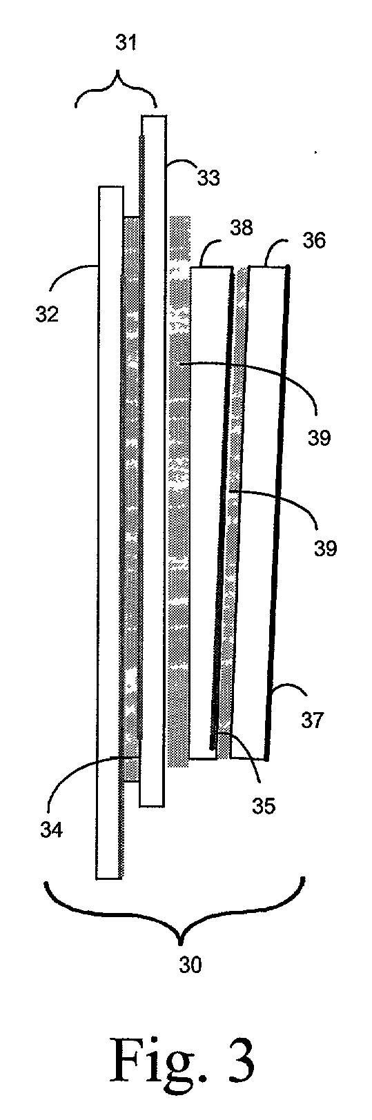 Liquid crystal cell for use in coherent beams