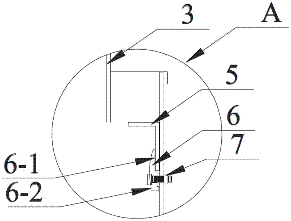 An escalator truss without welding encapsulation structure