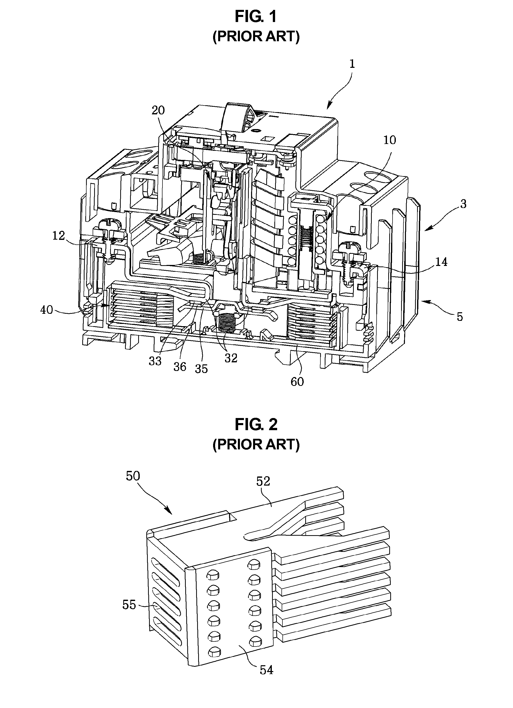 Arc extinguishing device of circuit breaker for manual motor starter