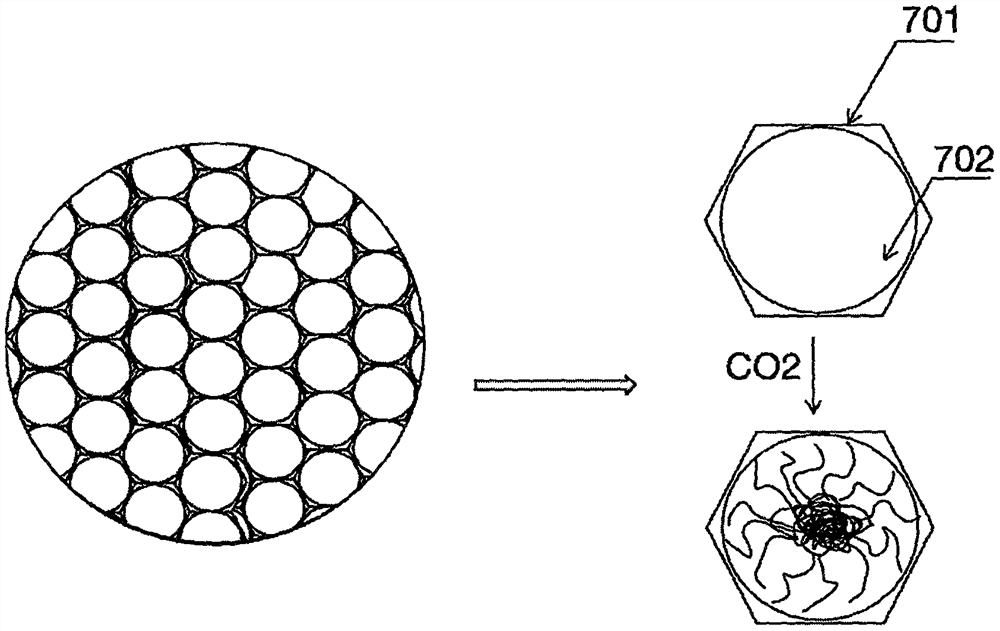 Device and method for circularly purifying air in conventional submarine