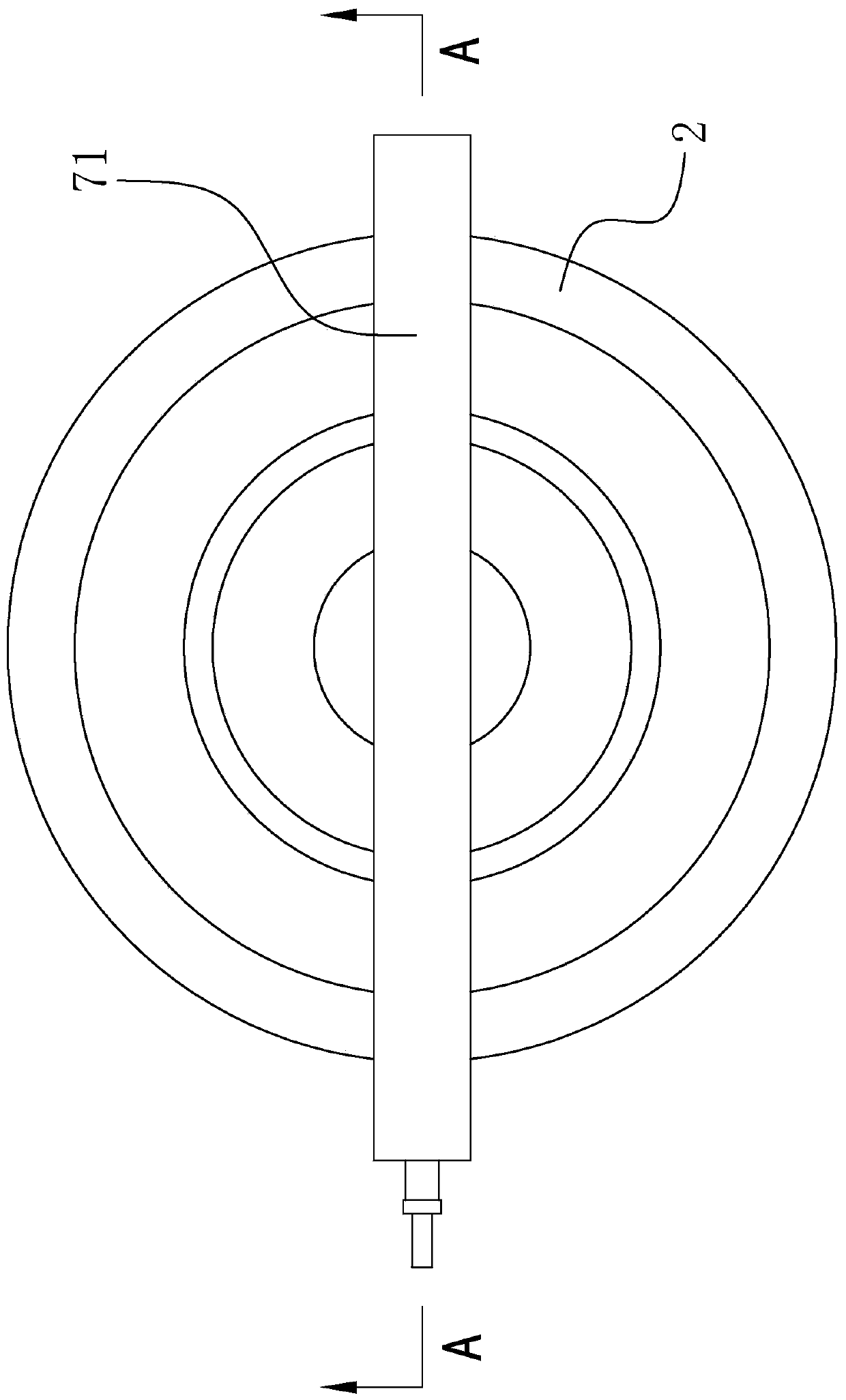 Heat treatment device for automobile part machining