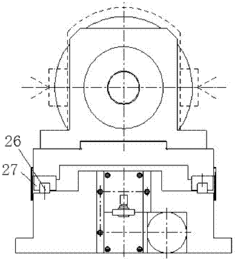 Electromechanical solution combination feeding driving control device in high-hardness spherical precision grinding and method thereof