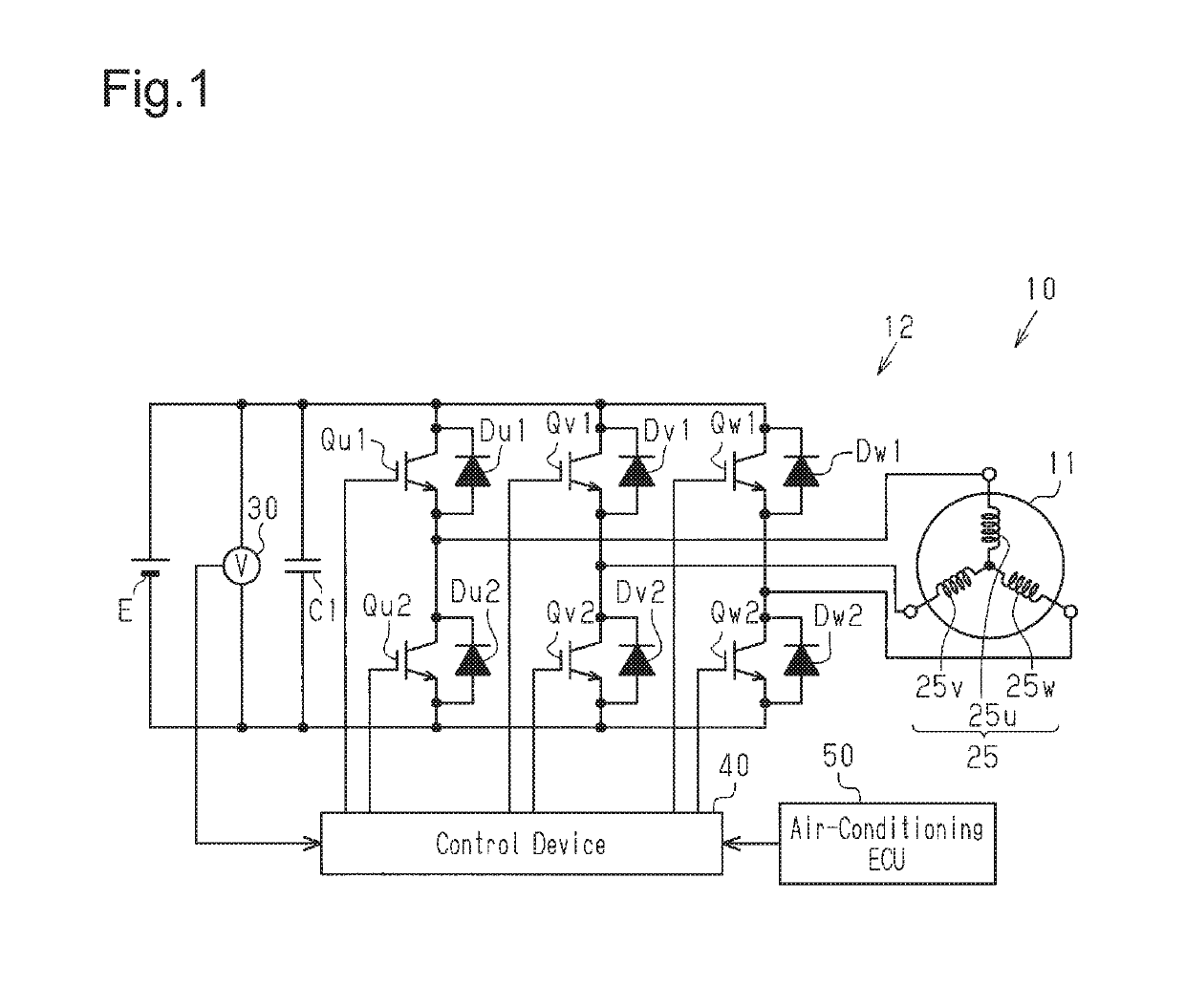 Method for controlling motor-driven compressor configured to be installed in vehicle