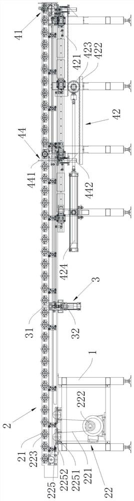 Multi-speed pushing-in machine, air conditioner outdoor unit flexible production line and production method of air conditioner outdoor unit flexible production line