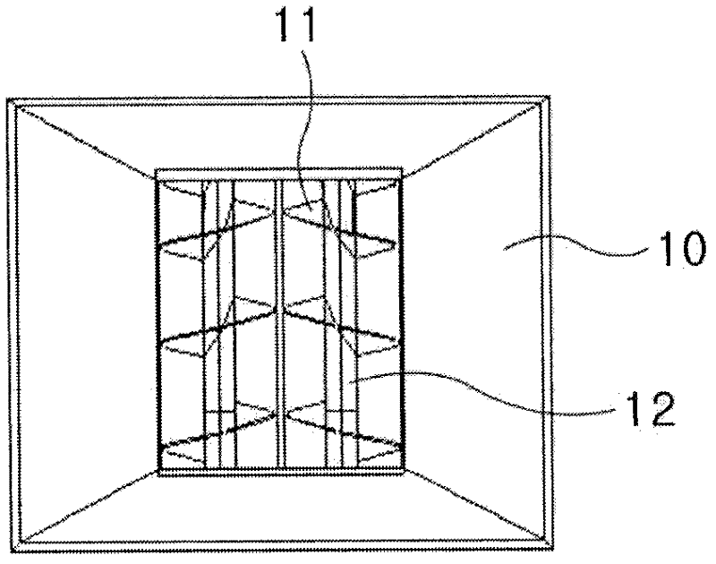 Device used to crumb and select tofu