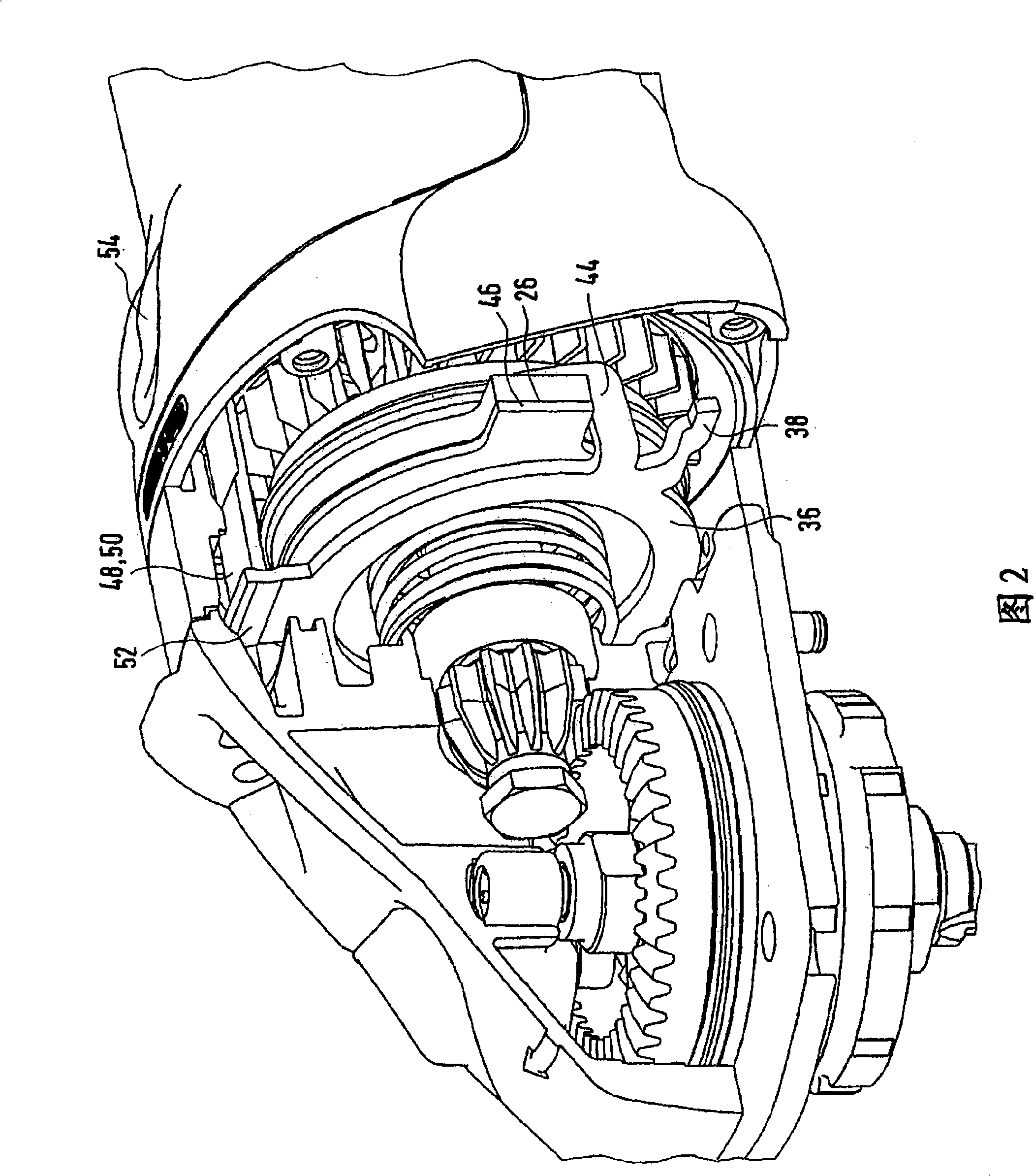 Portable electric tool with braking device