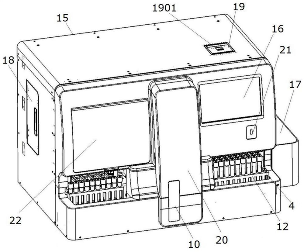 Full-automatic fluorescence immunoassay analyzer and sample detection method