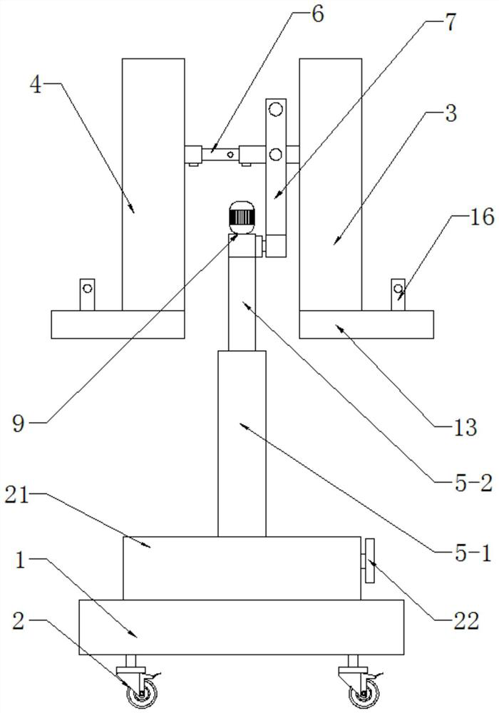 Foldable intelligent teaching board for intelligent classroom