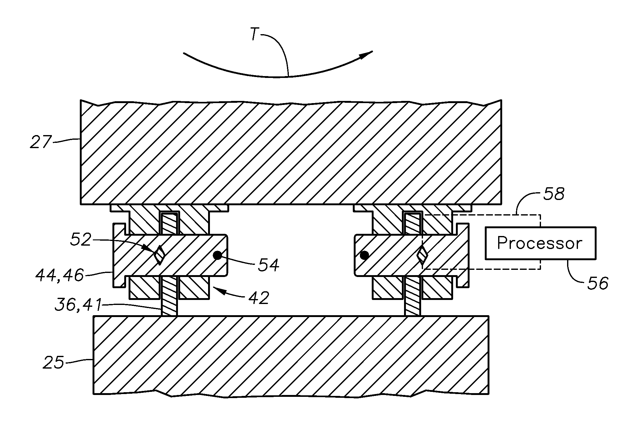 Top drive output torque measurement method