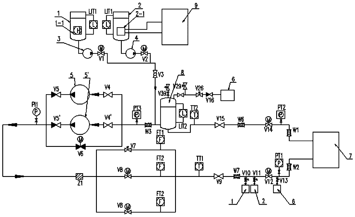 Device and method for alternating cooling and heating of converter valve cooling system