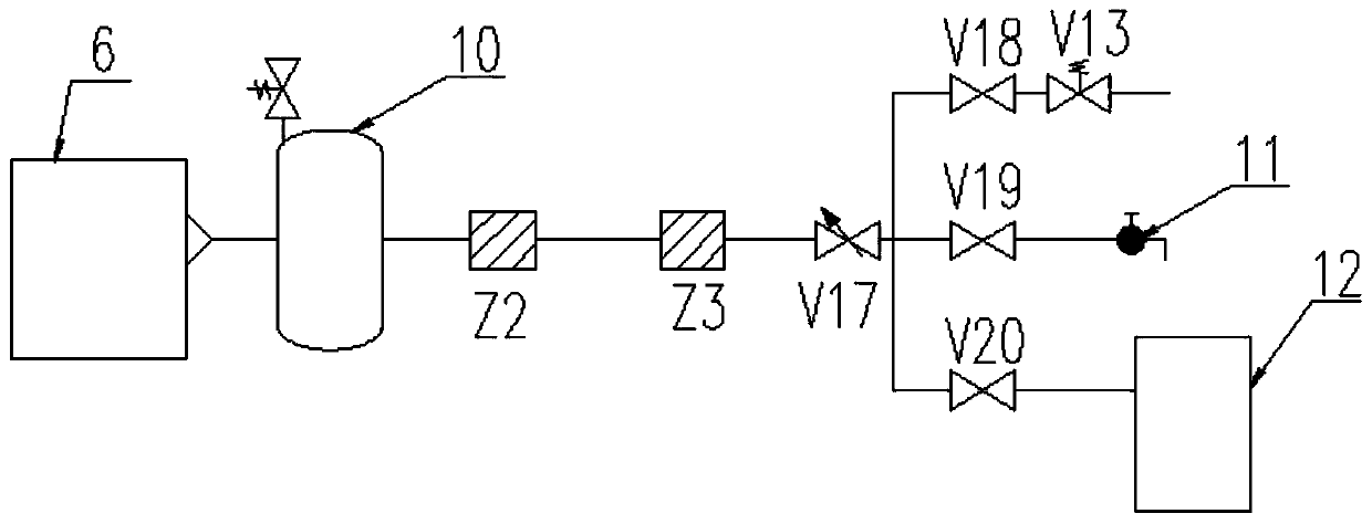 Device and method for alternating cooling and heating of converter valve cooling system