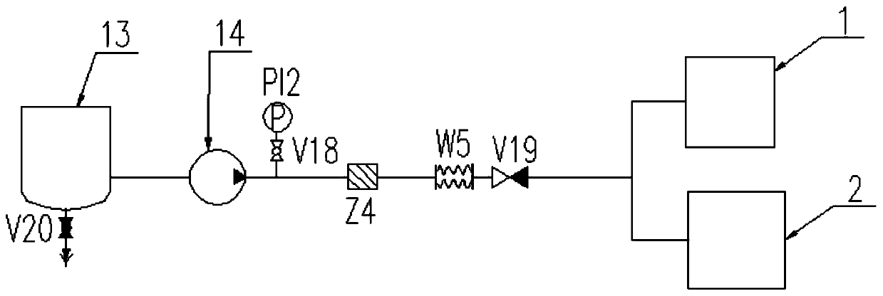 Device and method for alternating cooling and heating of converter valve cooling system