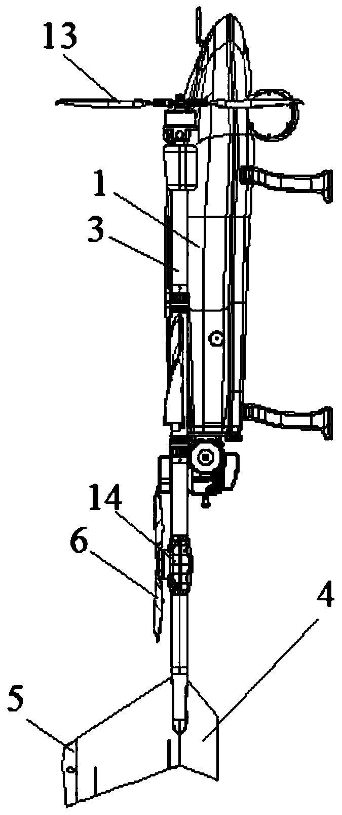 Tilting hybrid power fly-by-wire vertical take-off and landing fixed-wing unmanned aerial vehicle