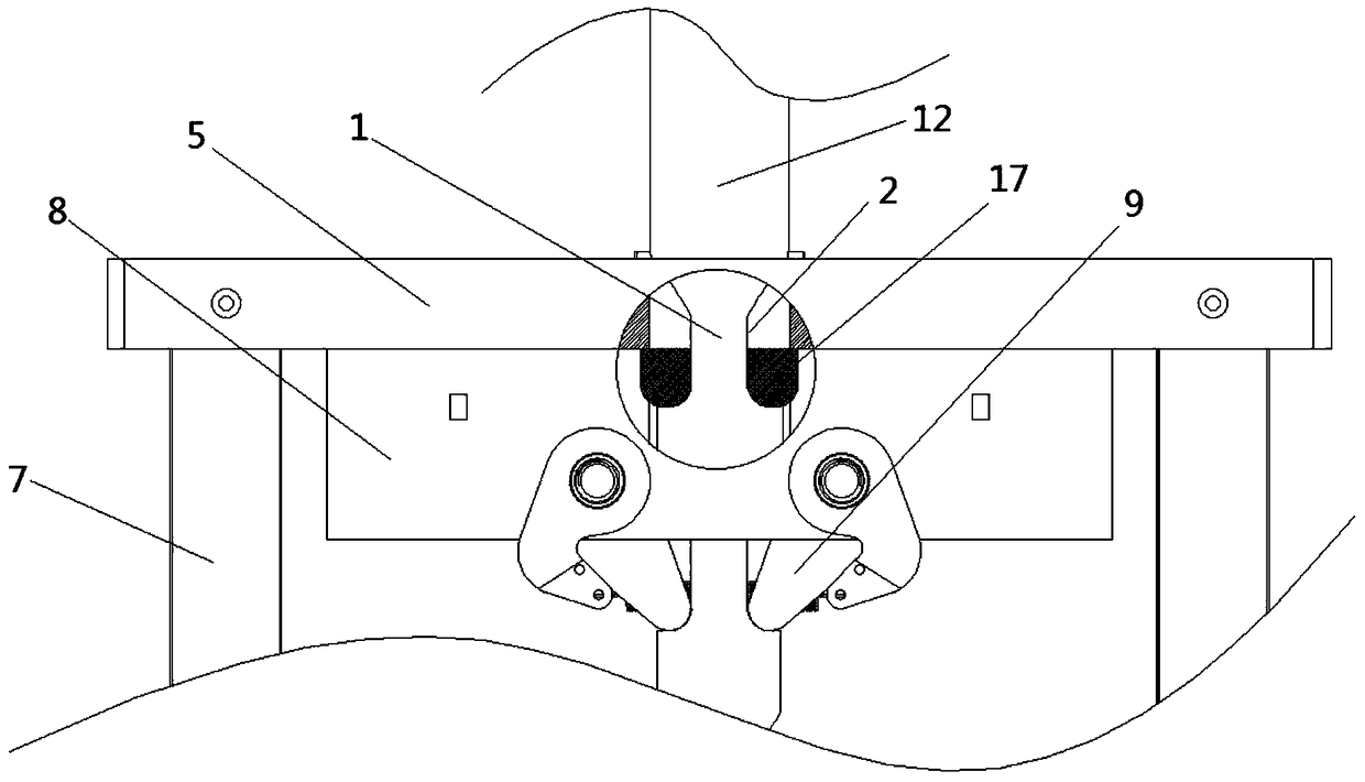 A hydraulic climbing mechanism with safety locking function