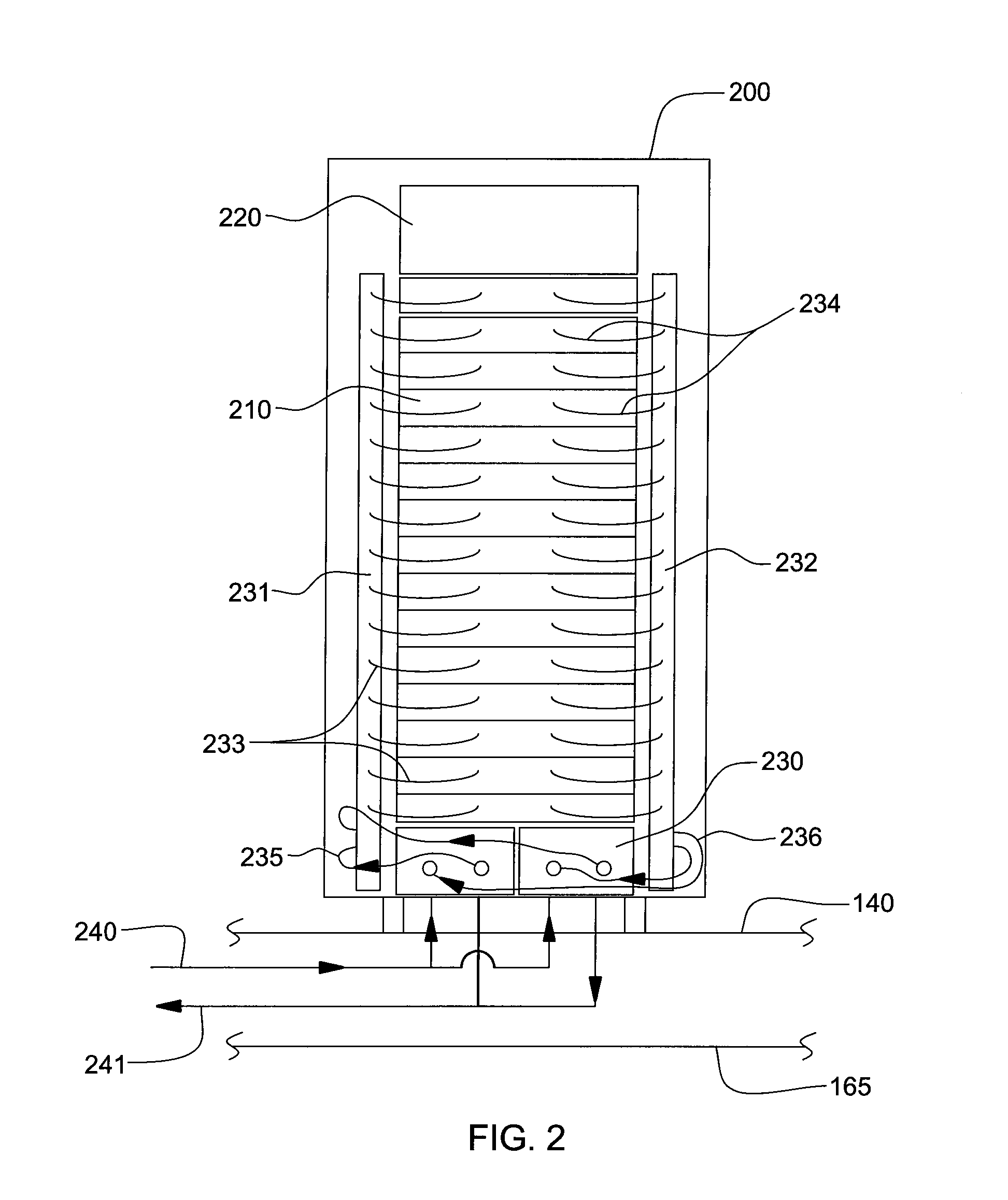 Field-replaceable bank of immersion-cooled electronic components