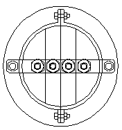 Filling body and surrounding rock composite rock mass routine test sample manufacturing mould and manufacturing method