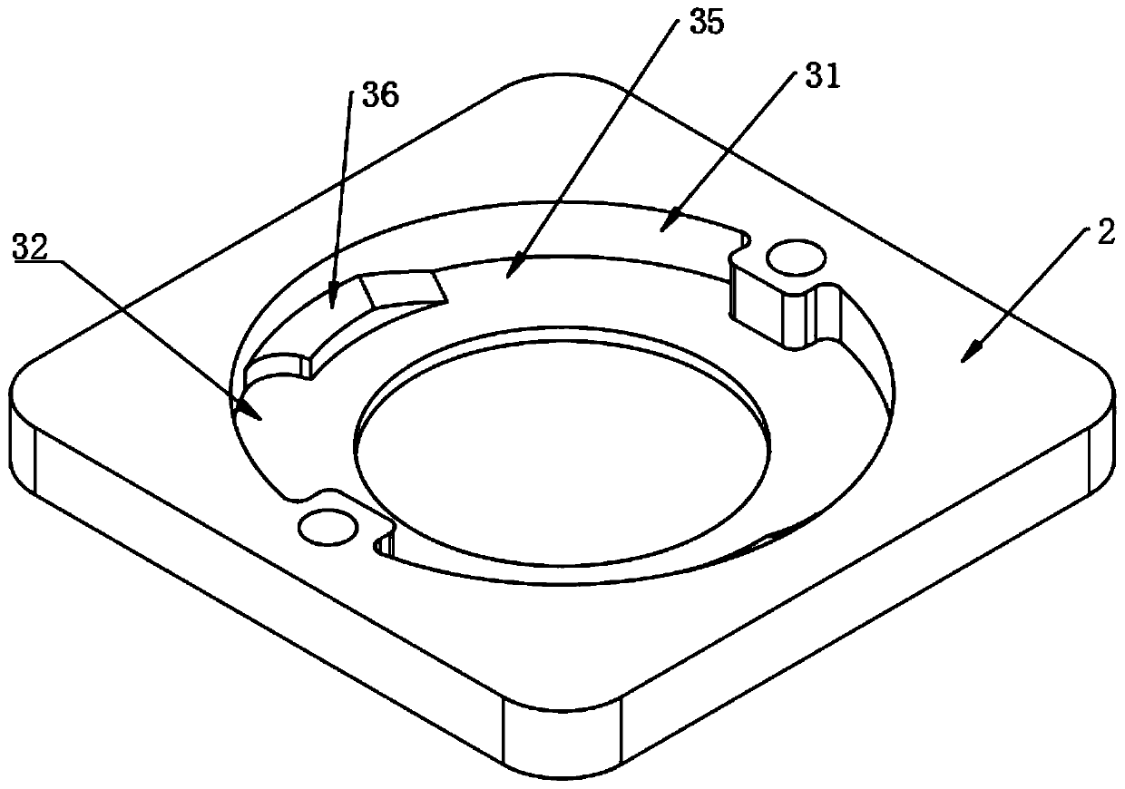 Rebound-resistant magnetic watch base