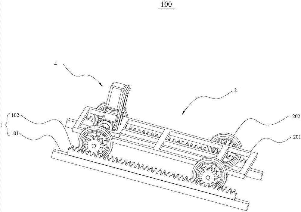 Carrying device for stair