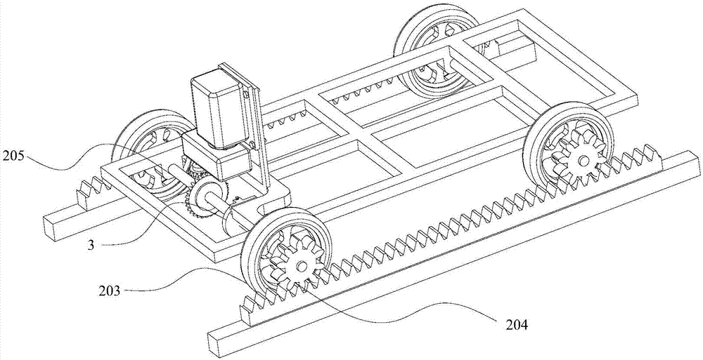 Carrying device for stair