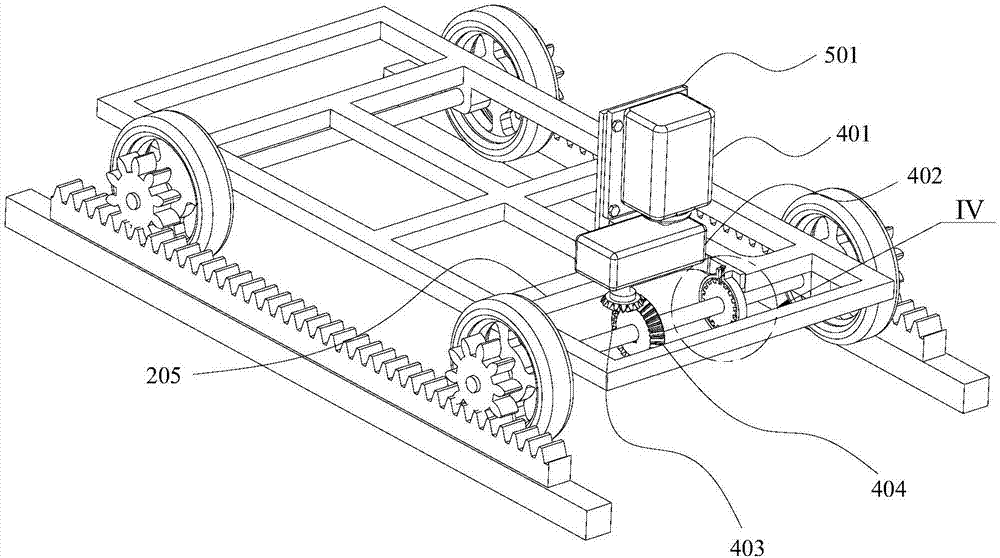 Carrying device for stair