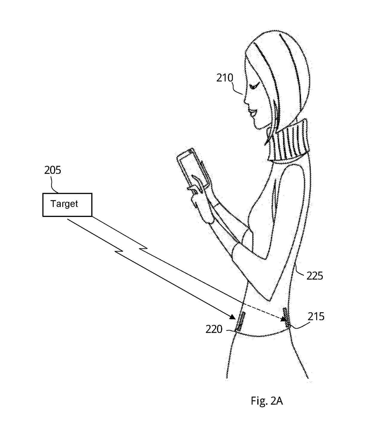 System and method for determining the relative direction of an RF transmitter