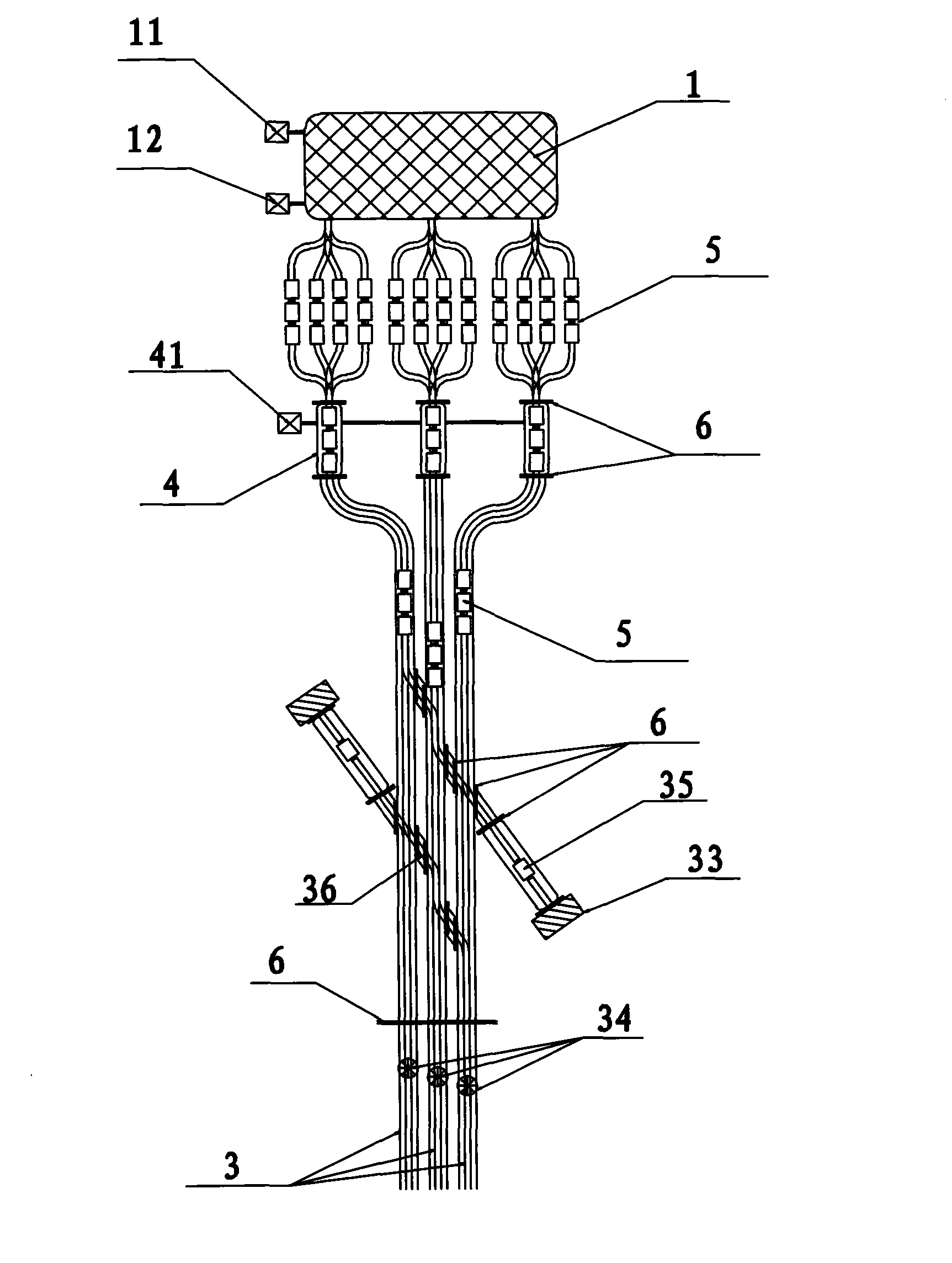 Intelligent vacuum logistics pipeline conveying system